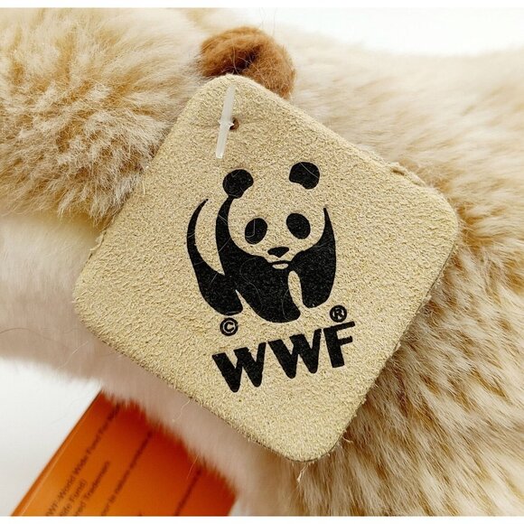 WWF World Wildlife Fund River Otter Plush Stuffed Animal Toy 1986 Vintage  New - Picture 5 of 7